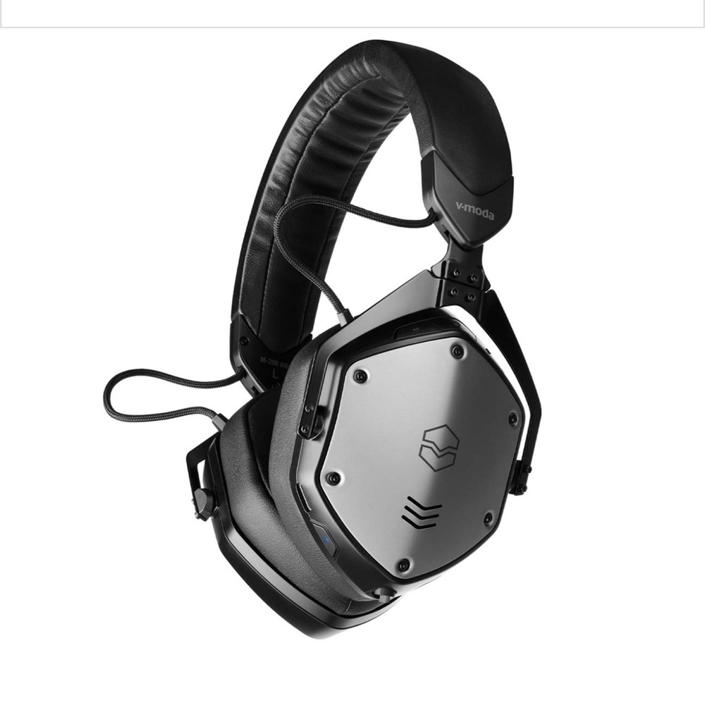 V-MODA Black and Silver Over-Ear Headphones